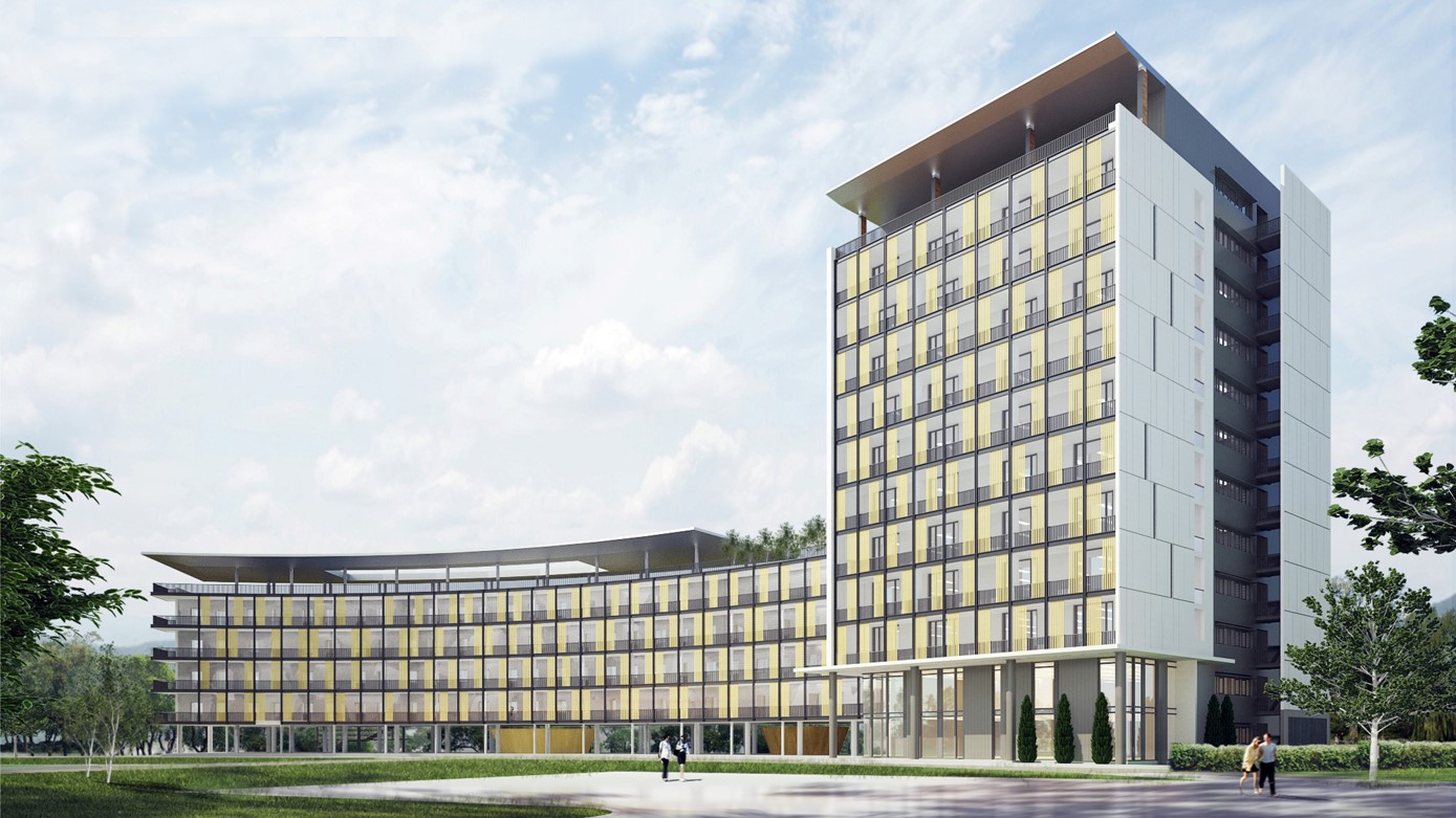 Lecture hall B of Banking University of HCMC