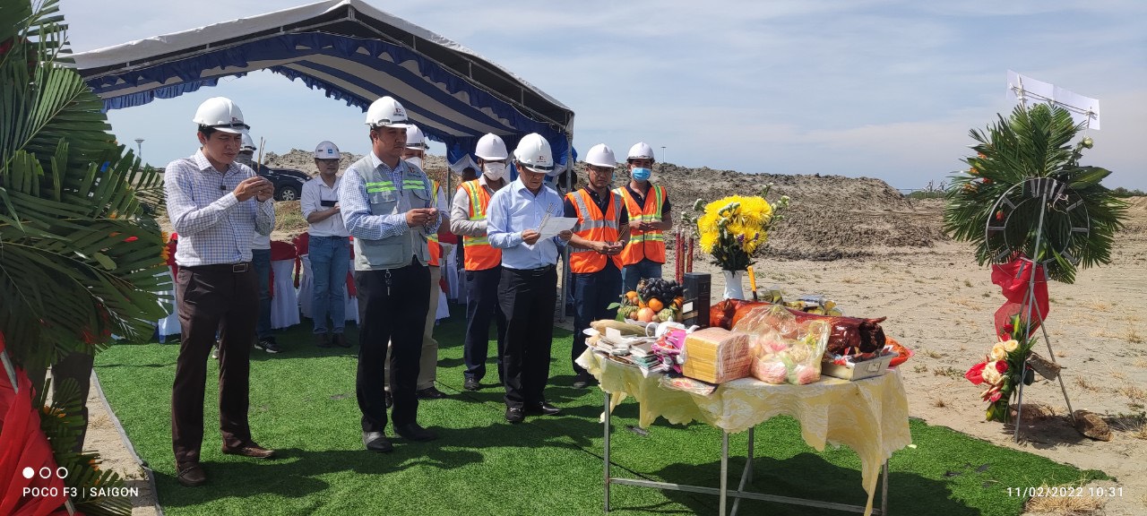 KHỞI CÔNG DỰ ÁN ĐTXD CẢNG KHU DỊCH VỤ CÔNG NGHIỆP LONG SƠN