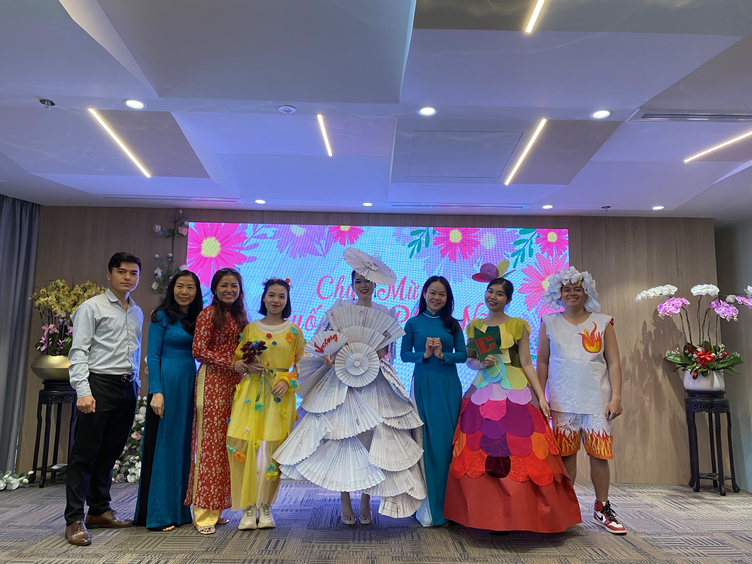 CDC tham gia cuộc thi trình diễn thời trang thân thiện môi trường mừng ngày Quốc tế Phụ nữ 8.3