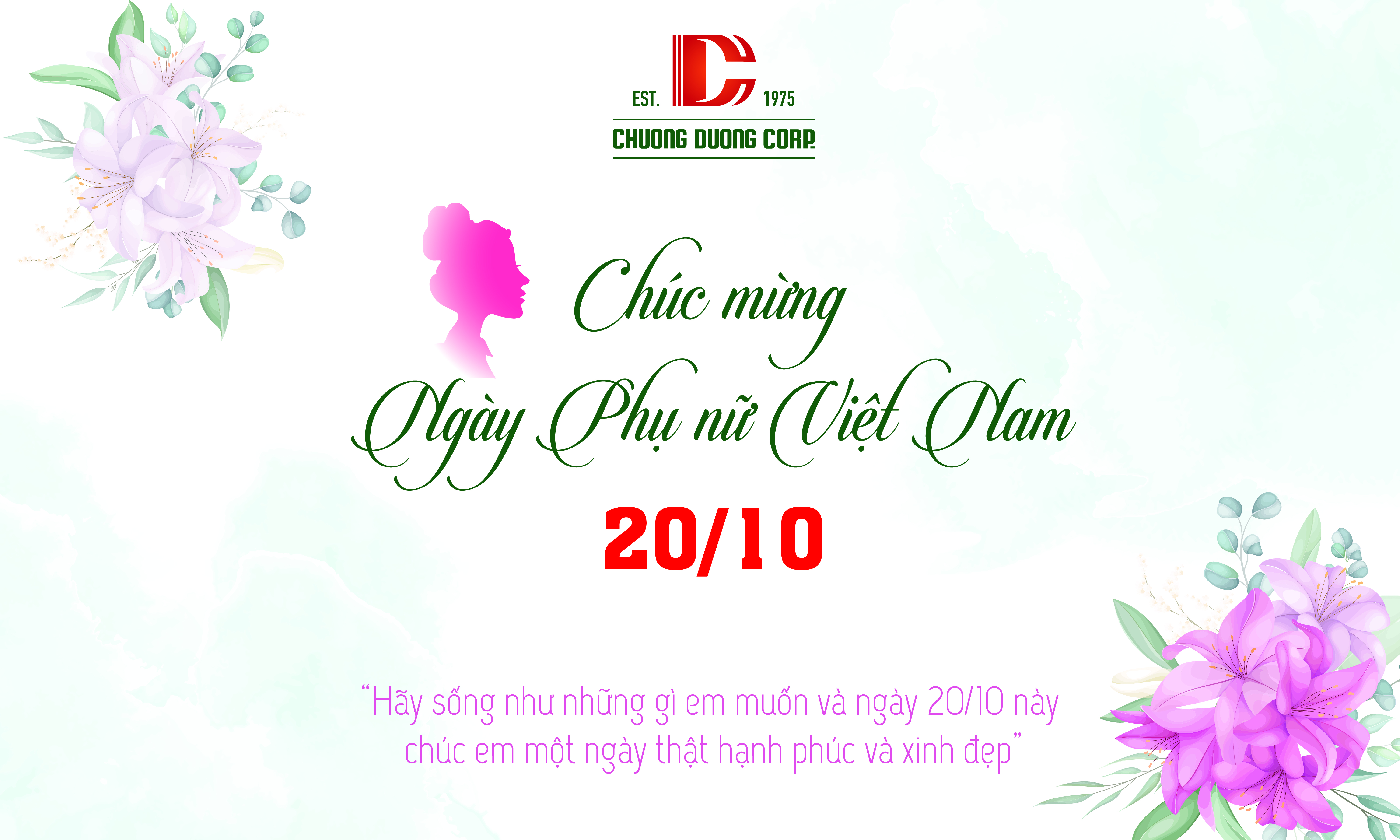 Chúc mừng ngày Phụ Nữ Việt Nam 20-10
