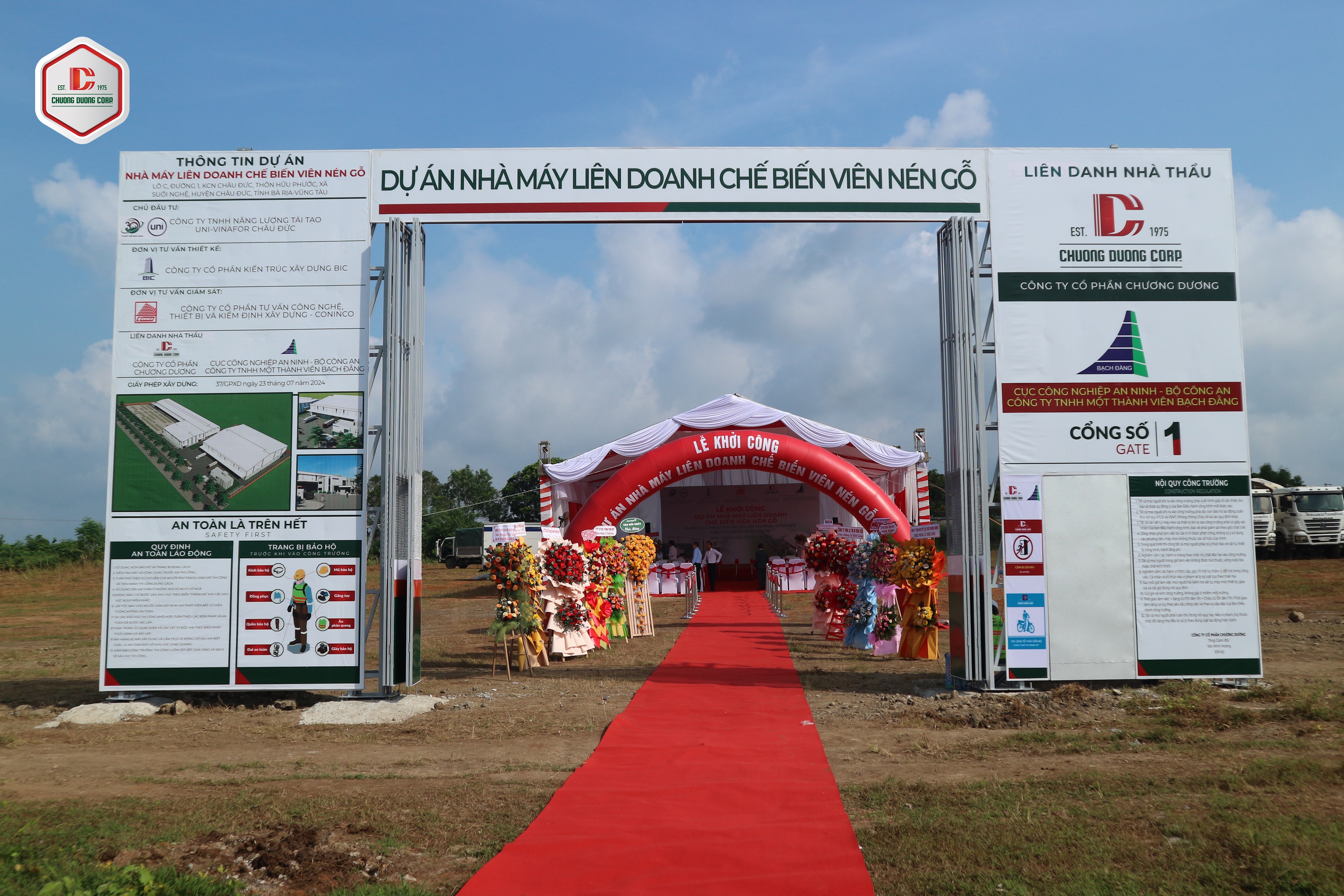 LỄ KHỞI CÔNG NHÀ MÁY LIÊN DOANH CHẾ BIẾN VIÊN NÉN GỖ TẠI KCN CHÂU ĐỨC, BÀ RỊA - VŨNG TÀU