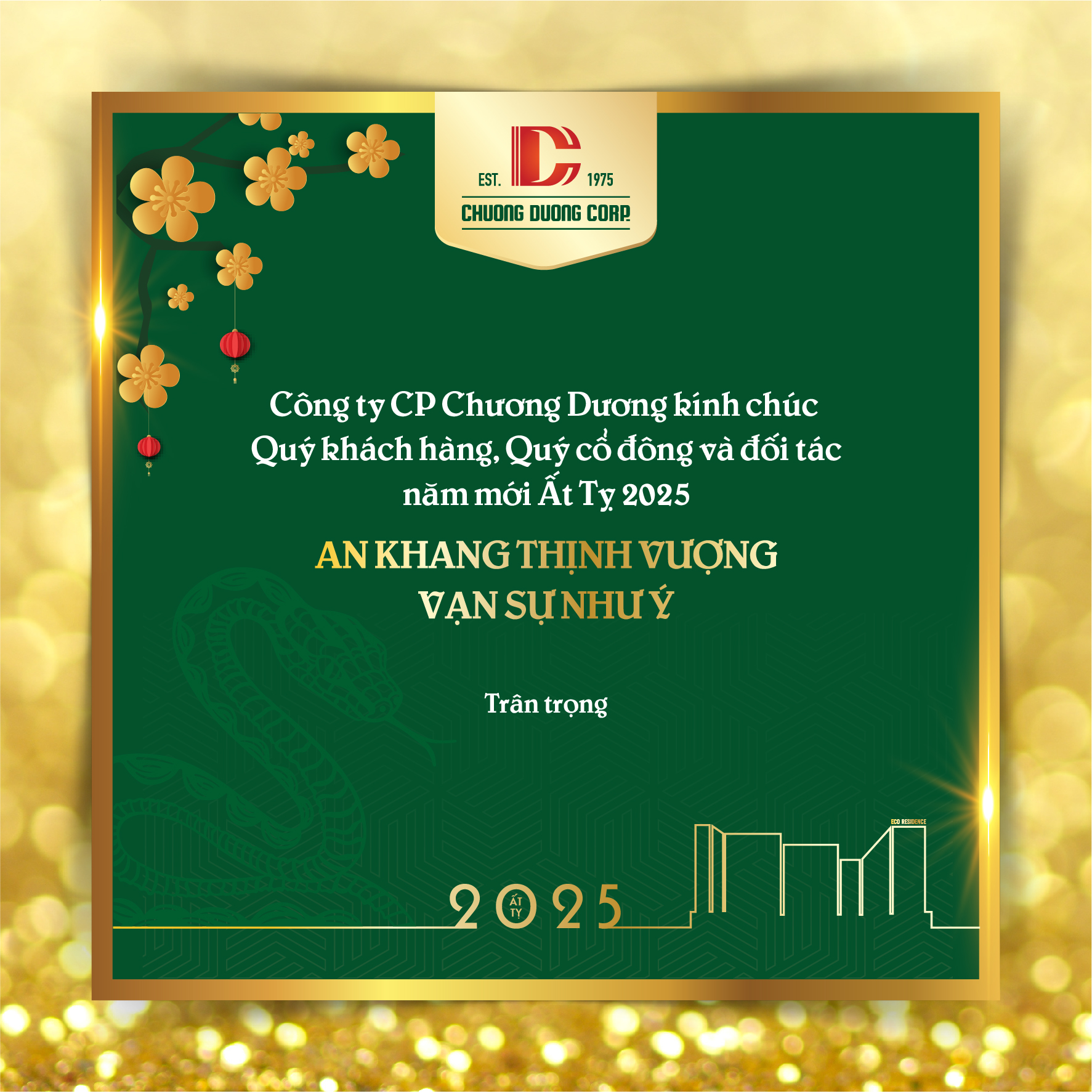 THÔNG BÁO LỊCH NGHỈ TẾT NGUYÊN ĐÁN ẤT TỴ 2025