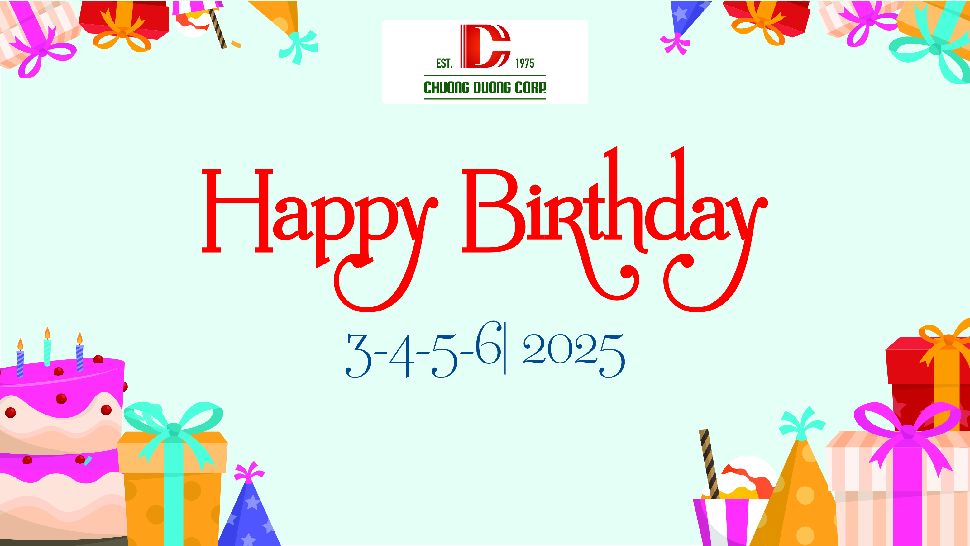 Tiệc sinh nhật dành cho các thành viên CDC sinh trong tháng 3,4,5,6